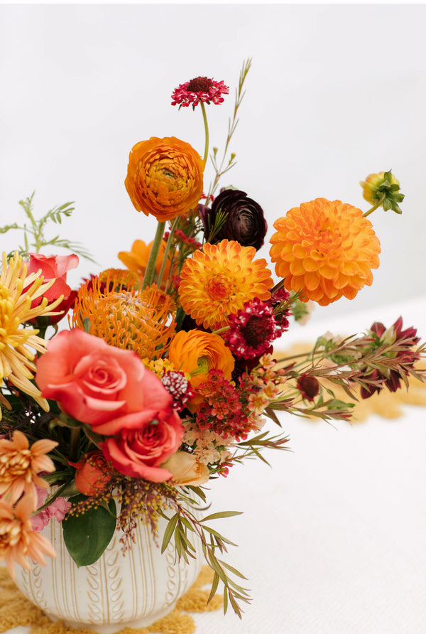 Fall Bounty Vase Arrangement