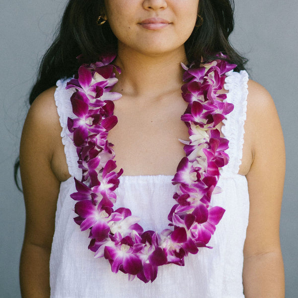 Hawaiian Orchid Lei