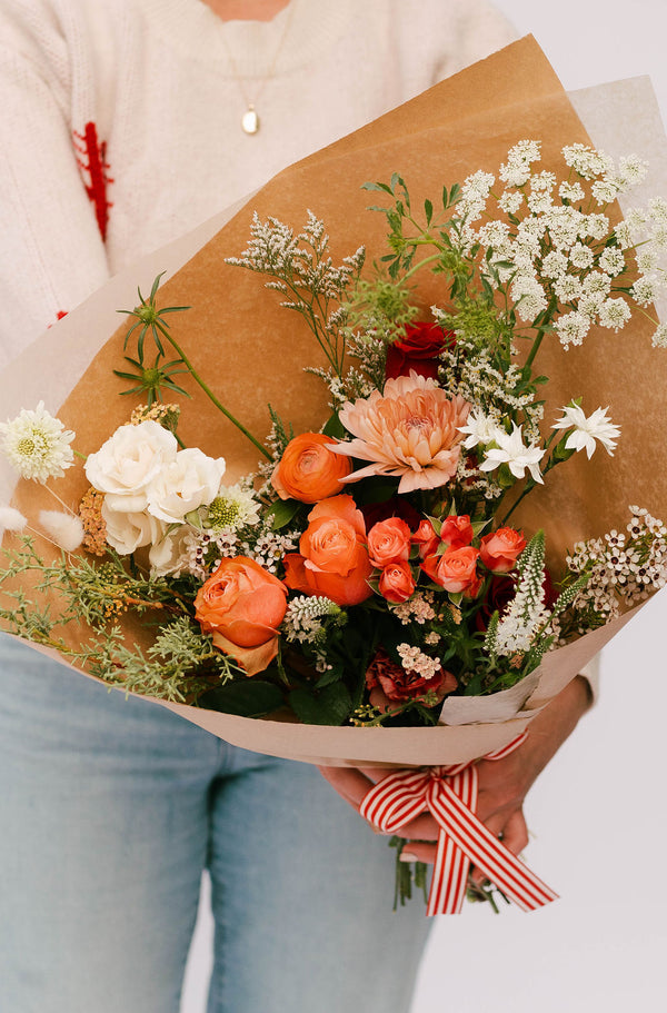 Candy Cane Wrapped Bouquet