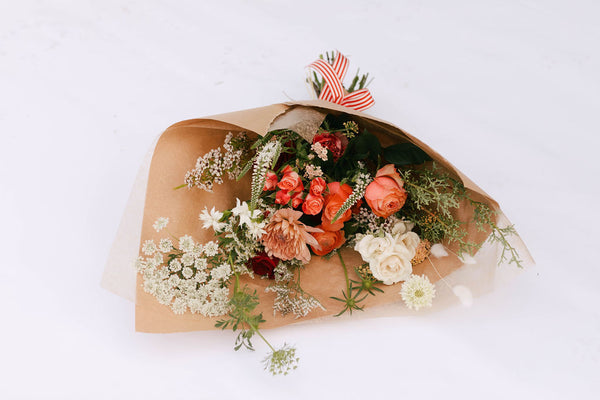 Candy Cane Wrapped Bouquet