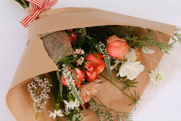 Candy Cane Wrapped Bouquet