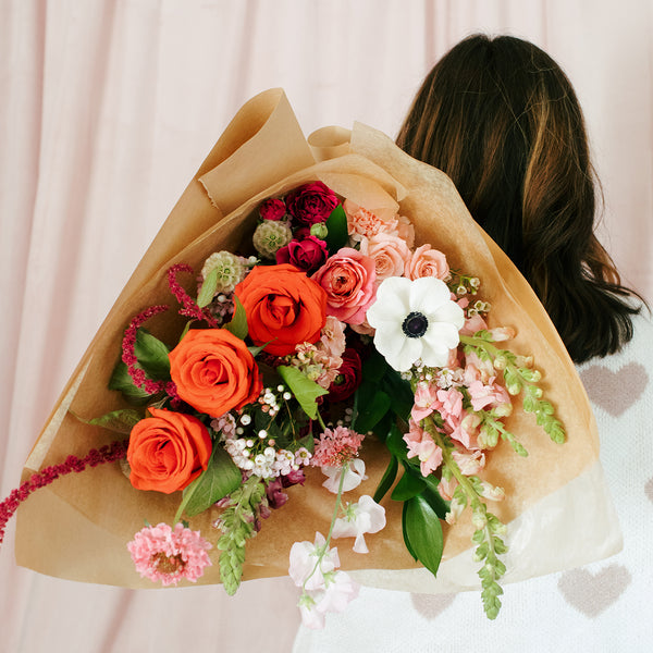 Cupid’s Arrow Wrapped Bouquet