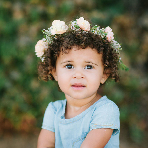 Dainty Crown with Cluster of Blooms