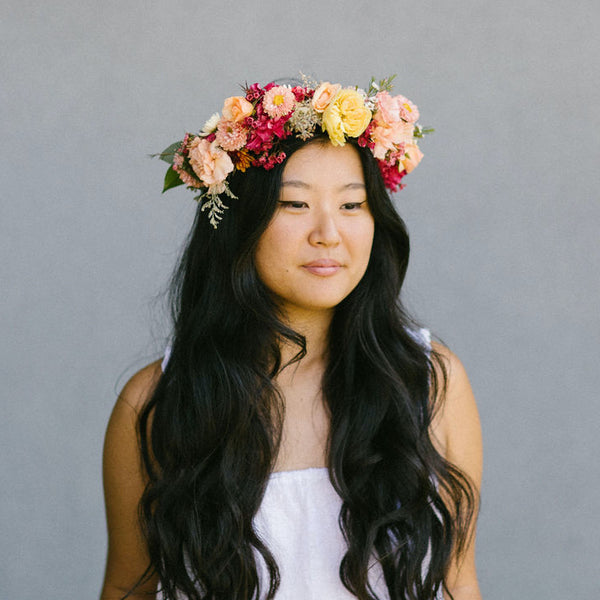 Full Floral Head Piece